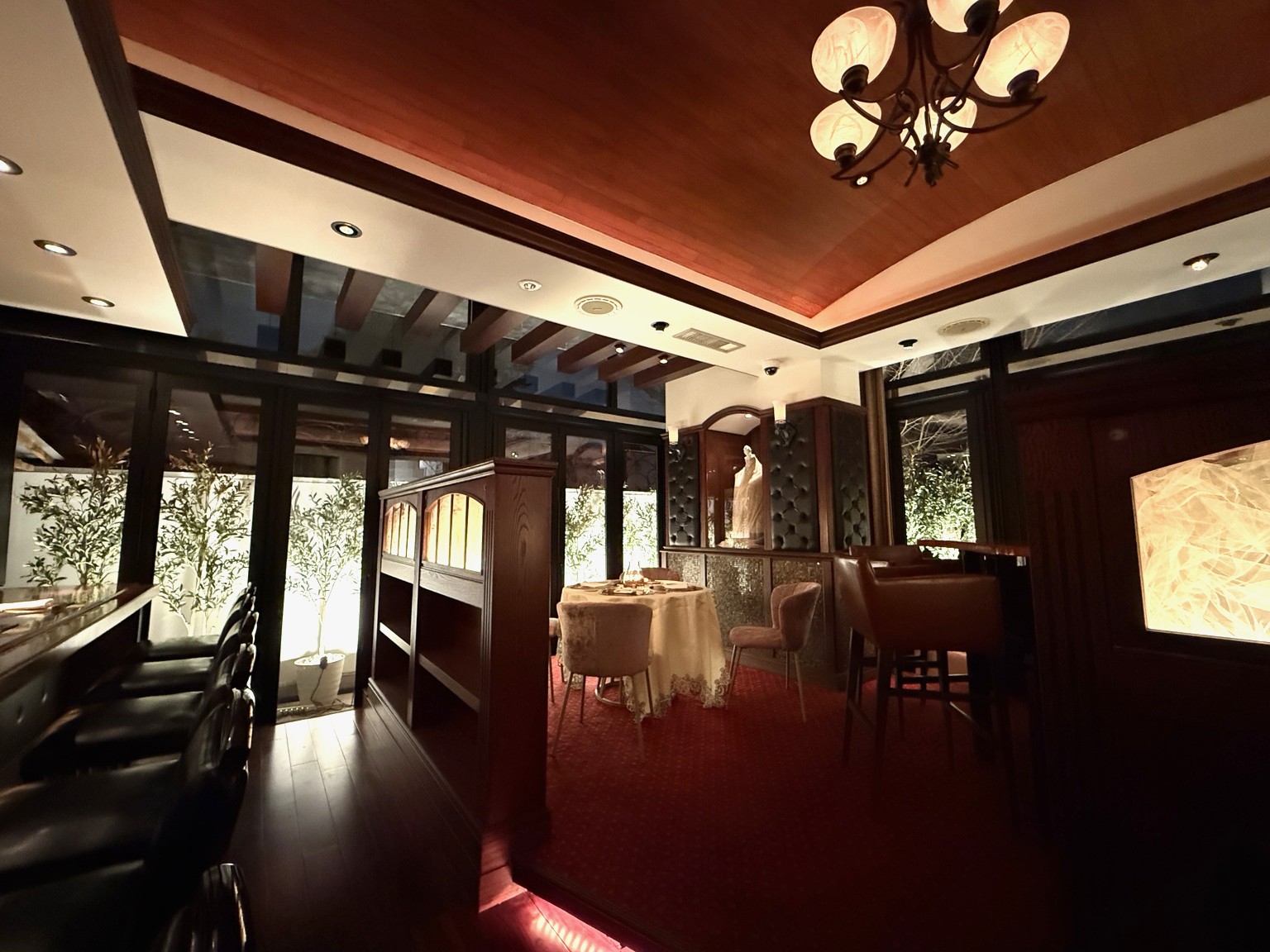 Elegant private dining room
