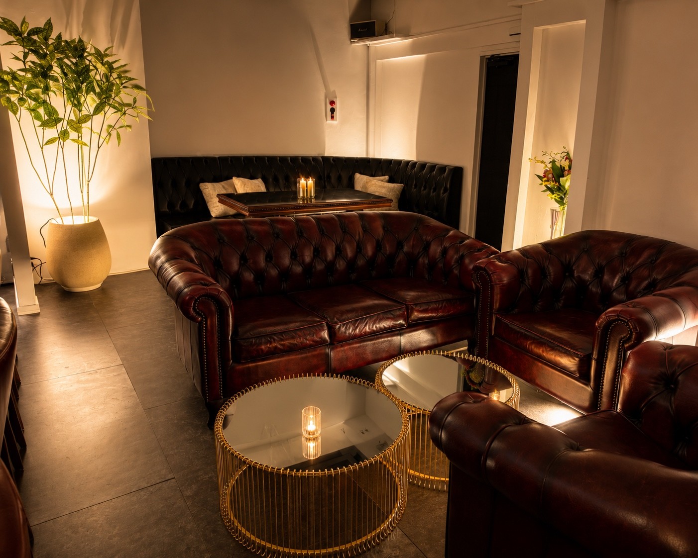 Elegant lounge setting